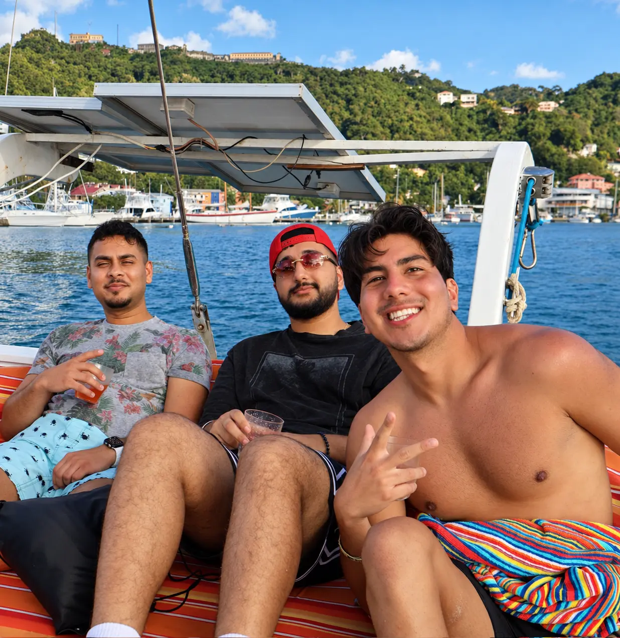SGU friends on a Grenada sailing day